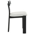 thumbnail image 6 of Safavieh Cayde Modern Wood Dining Side Chairs, White / Black / Gray, 6 of 8