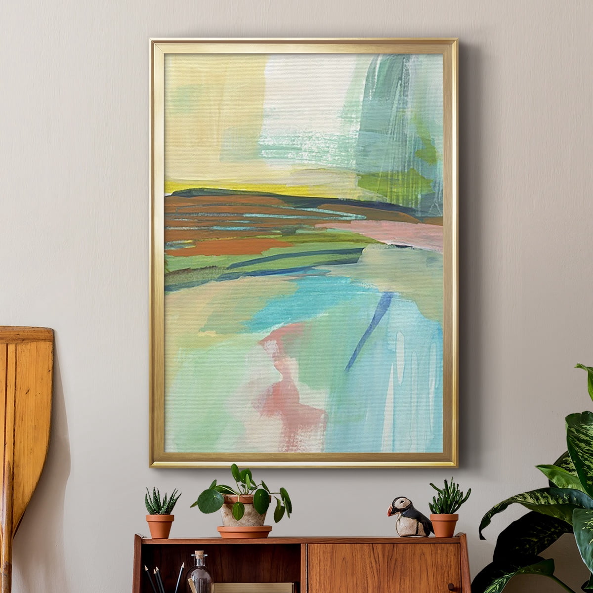 Radiant Horizon IV Premium Framed Print, in Gold, Black, or Silver - Ready to Hang