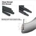 thumbnail image 6 of FEAMOS Bicycles Extension Rod Bike Extender Tyre Extension Adaptor Enhancing Cycling Experiences, 6 of 8