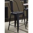 thumbnail image 2 of Liberty Furniture Vintage Bow Back Counter Chair - Black, 2 of 2