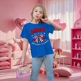 thumbnail image 5 of EnJoCho Boys Girls 4th Of July Shirt Cotton Kids Red White And Blue USA American Flag Shirt Comfortable Patriotic Tops Kids Girls Graphic Tee Summer Casual 2 12 Years, 5 of 8