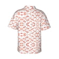 thumbnail image 3 of Vintage Flamingo Hawaiian Shirts For Men, Summer Short-Sleeve Relaxed-Fit Button-Down Shirts X-Large, 3 of 9