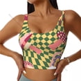 thumbnail image 3 of Women Sexy Sports Vest Magic Psychedelic Drug Mushrooms Female Streetwear Sport Lingerie Tee Crop Top, 3 of 7