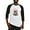 Black/White, variant on CafePress - Raccoon Blowing Kisses Cute Animal Love Baseball J - Cotton Baseball Jersey, 3/4 Raglan Sleeve Shirt