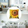 thumbnail image 5 of nygtbtfer Pillowcases - Provencal Sunflower Indoor Outdoor Square Pillowcase  - Floral Decor12x12in, 5 of 7