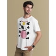 thumbnail image 3 of Halloween Cow Costume Udders Funny Mens T Shirt, 3 of 5