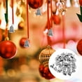 thumbnail image 2 of OFFIGAM Christmas Mini Bells 30 Pieces Alloy Small Decorative Bells 0.6x0.4x0.4in Holiday Craft Supplies, 2 of 11