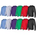 thumbnail image 5 of SOCKS'NBULK 6 Pack Big & Tall Long Sleeve Colorful T-Shirts for Mens cotton blend Cotton - Crew Neck Bulk Tees Wholesale Packs, 5 of 7