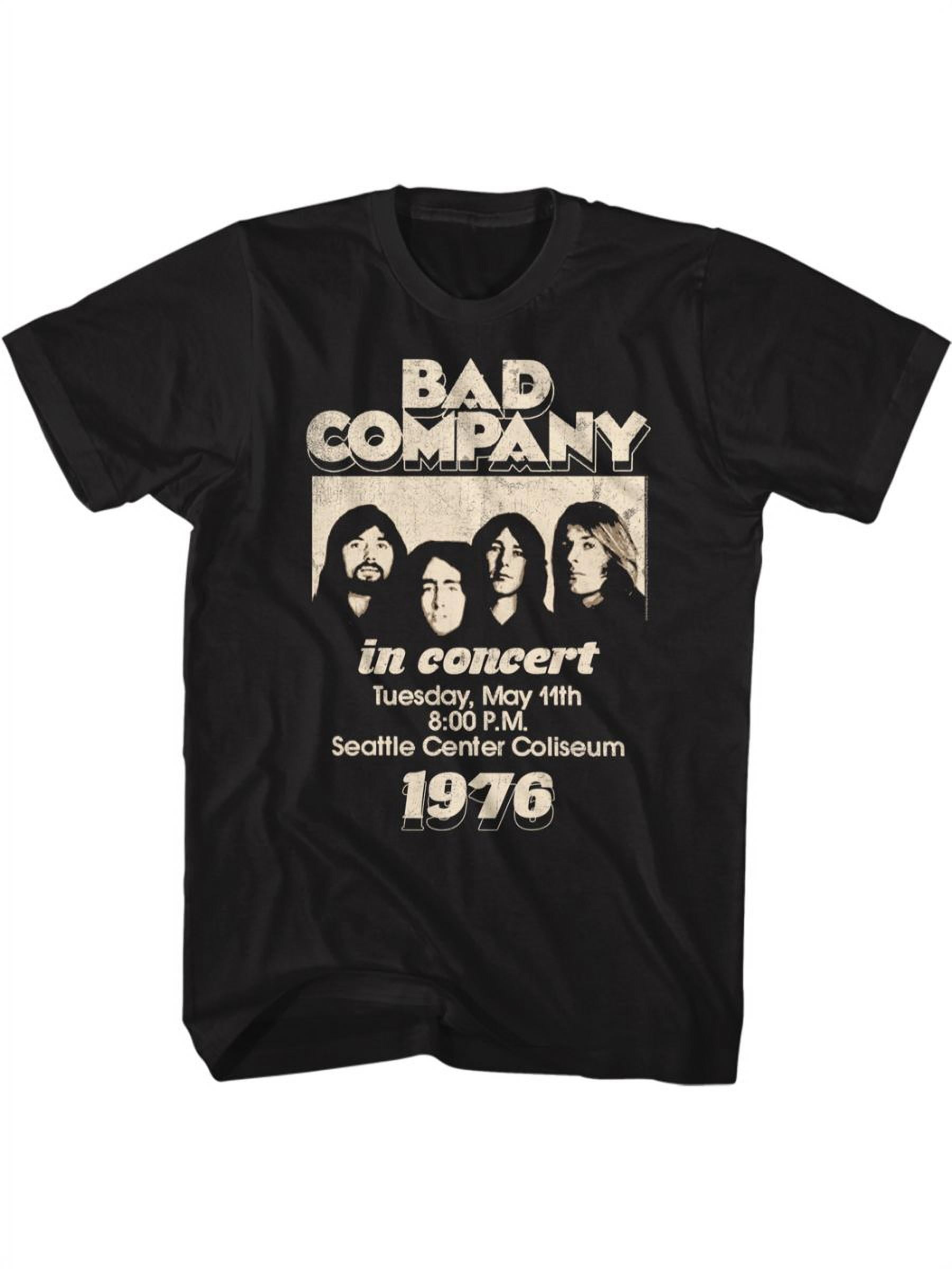 Bad Company English Hard Rock Band 1976 Seattle Concert Poster Adult