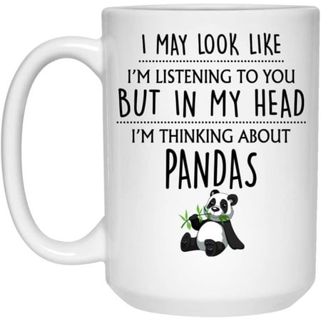 

Panda Gift Panda Mug Funny Panda Gifts Cute Panda Gifts For Her Women Mum Girls Panda Lover Crazy Panda Lady Pandas Coffee Mug 15oz
