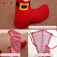 thumbnail image 6 of Spencer 4PCS Christmas Chair Leg Cover Table Leg Covers Furniture Socks Santa Claus Elf Feet Shoes Legs Decoration for Christmas Party, Family Dinner, 6 of 7