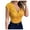 Yellow, variant on LEAVINGSUO Womens Shirts, Tank Top for Women Sexy Women's Sexy Slim Solid Lace V-Neck Sleeveless Top Blue XL