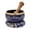Blue, variant on Tibetan Meditation Om Mani Padme Hum Peace Singing Bowl With Mallet (Orange)