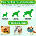 Oimmal Deworming Chewable for Dogs, Natural Dewormer Prevention with