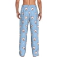 thumbnail image 3 of Balery French Bulldog Head print Men's Pajama Pants,Ultra Lightweight Pjs,Lounge Pant-X-Large, 3 of 9