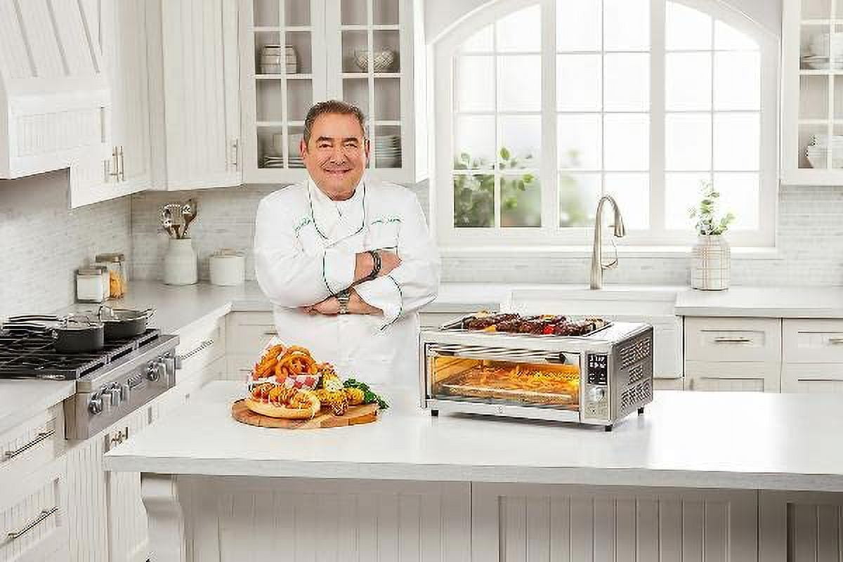 Emeril 4-00707-01 Power Grill 360, 6-in-1 Countertop Convection Toaster Oven
