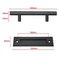 thumbnail image 3 of 12" Barn Door Handle Sliding Flush Pull Wood Door Gate Hardware Stainless Steel, 3 of 11