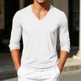 thumbnail image 4 of fatyb Men's Mesh Long Sleeve T Shirts V Neck Breathable Workout Tee Mens Athletic Running Training Tops, 4 of 7