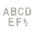 thumbnail image 4 of Architectural Mailboxes 3582SN-D 4 in. Brass Floating House Letter D, Satin Nickel, 4 of 4
