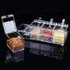 thumbnail image 2 of Juego de caja de especias de cocina con cuchara y tapa Recipiente para especias Utensilios de cocina transparentes, 2 of 7