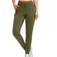 thumbnail image 6 of Viikei Yoga Leggings for Women Joggers,Women's High Waist Drawstring Quick Drying Running Fitness Pants Legging Sports Pants Yoga Pants Green M, 6 of 9