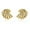Shell Gold, variant on PRIYAL Trendy Gold Knot Earrings for Women Chunky Statement Drop Dangle Earrings Lightweight Hypoallergenic Fashion Gold Jewelry