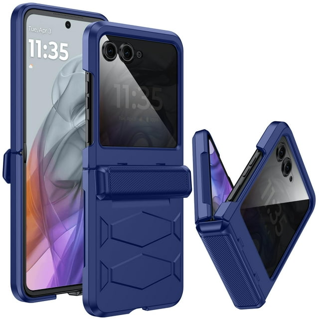 Funda GooseBox para Motorola Razr 2025 con protección de privacidad y bisagra