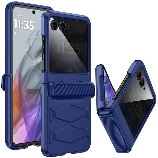 Funda GooseBox para Motorola Razr 2025 con protección de privacidad y bisagra