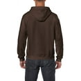 thumbnail image 4 of Gildan Mens Heavy Blend&nbsp;Full Zip Hooded Sweatshirt, L, Forest, 4 of 9