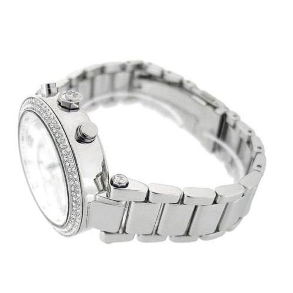 Michael Kors Women's Chronograph Parker Stainless Steel Bracelet Watch ...
