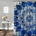 thumbnail image 2 of Orinice Flower Design Bathroom Decor Set - Colorful Luxurious Graphic Print Polyester Fabric Shower Curtain with Hooks, 100% Polyester, Waterproof, Easy Installation, Multi Size Options 60x72, 2 of 7