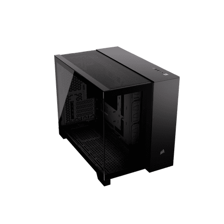 CORSAIR - 2500X Micro ATX Mid-Tower Dual Chamber SFF Case - Black