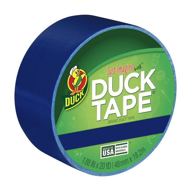 Duck Brand 1.88 in. x 20 yd. Navy Blue Colored Duct Tape - Walmart.com
