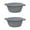 Grey, variant on YBM Home Round Dish Wash Basin Dishpan with Handle, 1287bwd