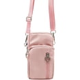 thumbnail image 6 of CAREFORM 3-Layers Crossbody Bag Cellphone Pouch Armband Wallet Nylon Smartphone Purse with Earphone Hole, 6 of 7