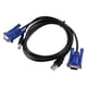 thumbnail image 3 of Puerto USB VGA KVM 2 Y Cables Para Monitor Compartido De Computadora, 3 of 7