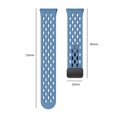 thumbnail image 2 of Silicone Wristband Replacement Sport Strap Adjustable Magnetic Folding Buckle Sport Watch Band for Samsung Galaxy Fit 3 Bracelet, 2 of 9