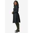 thumbnail image 3 of Jessica London Women's Plus Size Pleated Trench Coat, 3 of 3