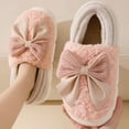 thumbnail image 4 of Viluyesy Womens Platform Slippers, Plush Lined Cute Non-Slip Soft Cozy Sole Winter Indoor Outdoor Fuzzy Shoes Pink, 4 of 4