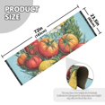 thumbnail image 5 of Yayeee Hallway Runner Rug 2'x6' Non Slip Machine Washable with Rubber Backing, Orange Floral Tomatoes, 5 of 8