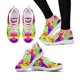 thumbnail image 1 of Zapatos de diseño psicodélico de colores de moda, zapatillas de tejido de punto con suela gruesa, zapatos ligeros para exteriores, zapatos de baloncesto, 1 of 6