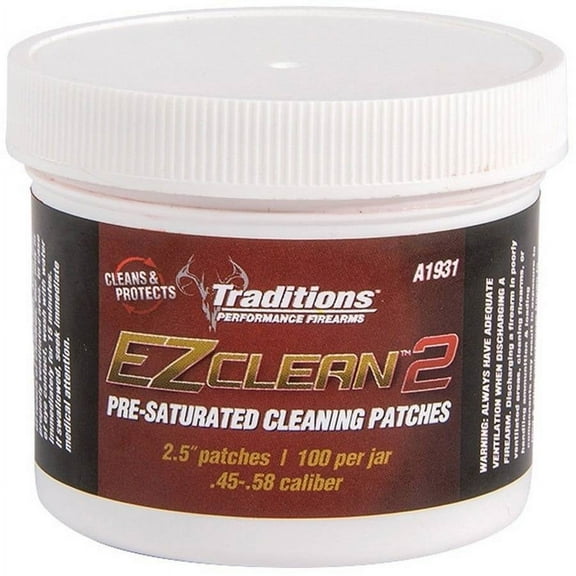 Traditions Performance Firearms EZ Clean 2 Pre-Saturated Cleaning Patches