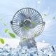 thumbnail image 1 of Ventilador de clip de 6 pulgadas con carga USB - Mini ventilador de sobremesa de 4 velocidades para escritorio de oficina, ángulo ajustable de 360° con luz suave, 1 of 2