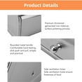 thumbnail image 6 of DOMELAY Bread Box Bread Storage Kitchen Storage Container for Pantry Cafe Countertop Frosted, 6 of 8