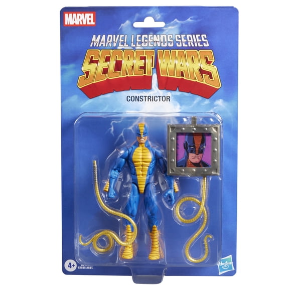 Marvel Legends Series Secret Wars Constrictor, Retro Marvel Comics Collectible 6 Inch Action Figure