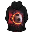 thumbnail image 3 of WOYY Infant Boys Active Zip Up Hoodie Football Graphic Fleece Hooded Sweatshirt, Sizes 18-24M, 3 of 3
