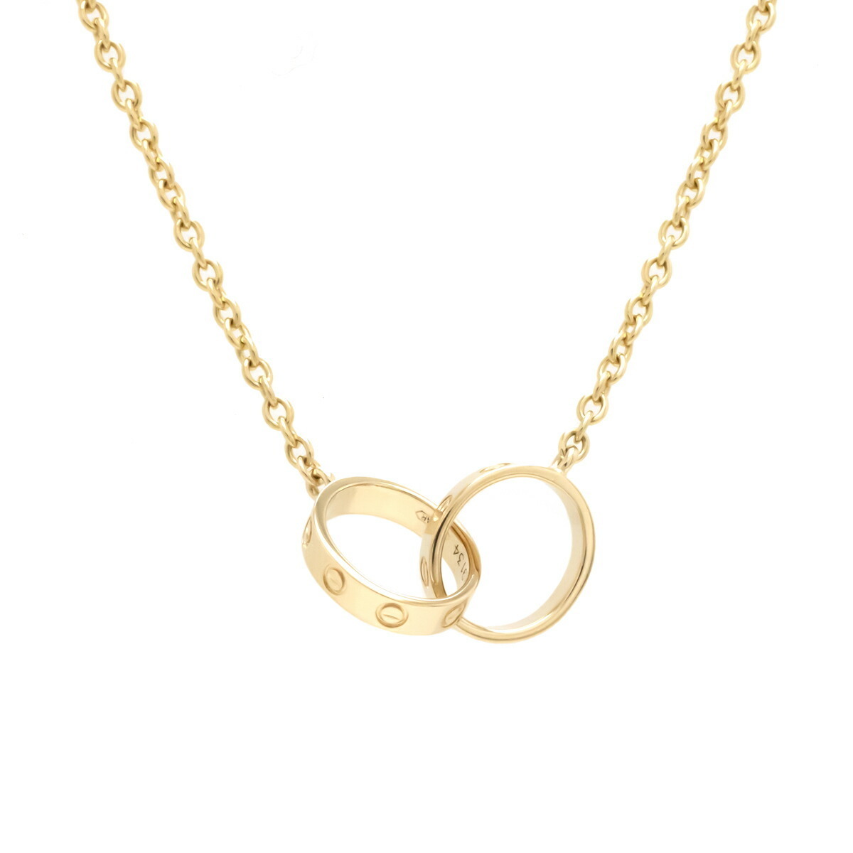 Cartier Baby Love Necklace Love Li Ve Pendant K18yg Yellow Gold Walmart Com