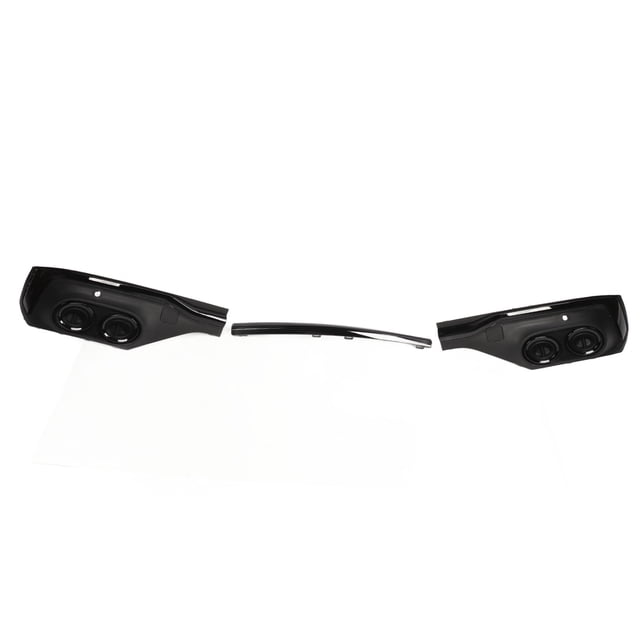 Rear Bumper Lip Spoiler, Rear Bumper Exhaust Pipe Diffuser Trim Glossy Black Lip Spoiler For SQ5 Q5 Sportback 2021 And Up