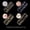 Style 5, variant on Lerpwige Nail Art Studs Rivets Nail Crystal Gem Colorful Nail Art Rhinestones Seashell Slices Nail Kit Nail Art Supplies