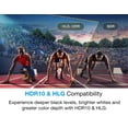 thumbnail image 3 of Optoma UHD38x Bright, True 4K UHD Gaming Projector | 4000 Lumens | 4.2ms Response Time at 1080p with Enhanced Gaming Mode | Lowest Input Lag on 4K Projector | 240Hz Refresh Rate | HDR10 & HLG, 3 of 5